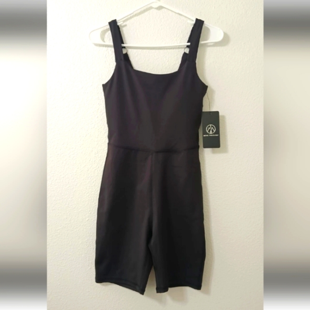 Move Theology Romper Jumpsuit Onesie Adjustable Straps Women's Size Large